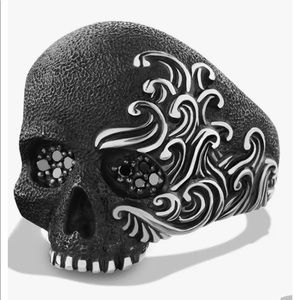 David Yurman Waves Large Skull